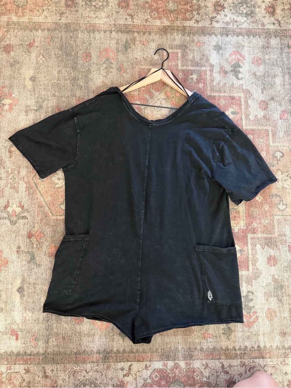 Free People Black Hot Shot Tee